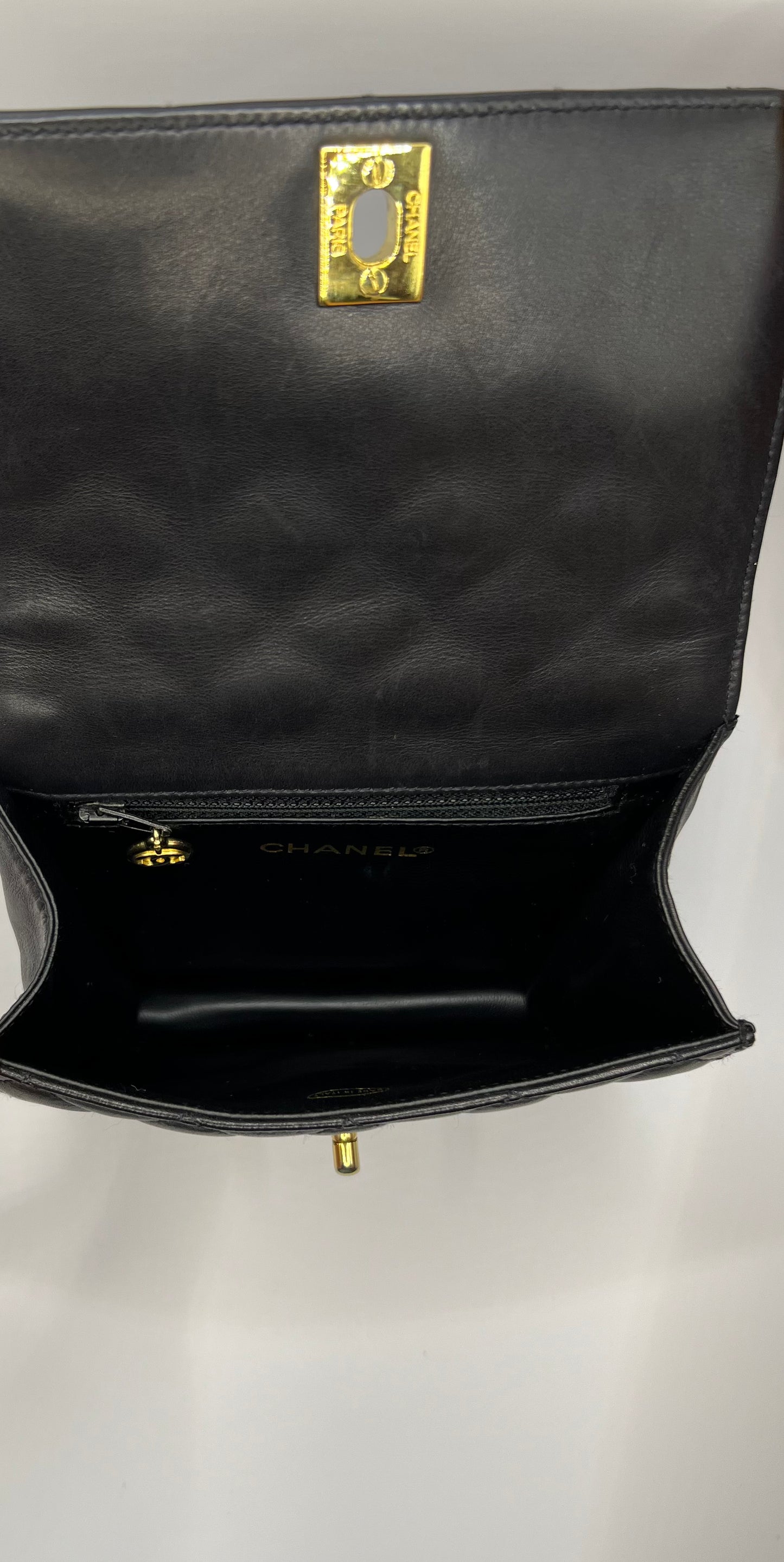 Black Chanel belt bag